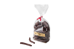 Aiguillettes d’Oranges confites au Chocolat noir - 100g