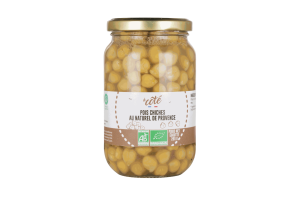 Bocal de pois chiches cuits BIO 260gr