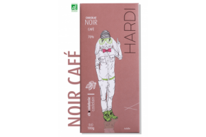 Tablette Chocolat Noir et Café BIO 70% 