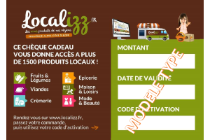 Cheque Cadeau 100% Provence 60 euros