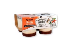 Yaourts au lait de Brebis sur lit d'églantine - 4 x 125g