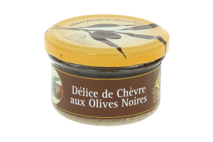 Délice de Chèvre aux Olives Noires - 90 g