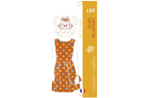 Tablette Lait Eclats de Caramel Fleur de sel 100 gr