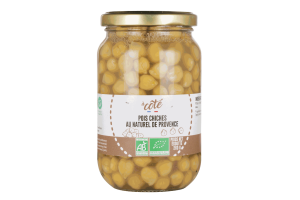 Bocal de pois chiches cuits BIO 260gr