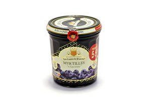 Confiture de myrtilles sauvages 370 gr