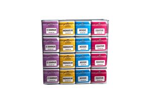 Assortiment de 16 Napolitains "4 origines" 80 gr