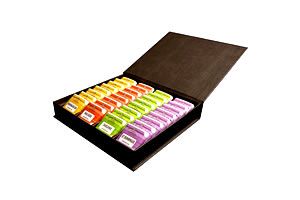 Assortiment  32 Napolitains "4 origines" Coffret Prestige 160 gr