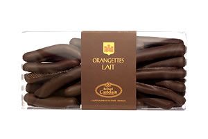 Orangettes Chocolat au Lait Coffret 175 gr